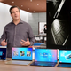 Chris Walker, Intel Corporate Vice President and GM Mobile Client Platforms, shows off some of the laptops to include Intel’s 11th-gen processors with Iris Xe Graphics.